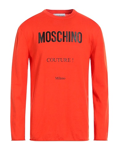 MOSCHINO Sweater Tomato red 85% Cotton, 15% Cashmere