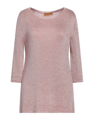 SIYU Pullover Hellrosa 66% Viskose, 34% Metallfaser