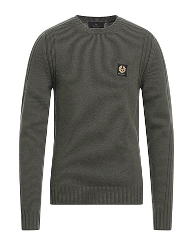 BELSTAFF Jumper Military green 100% Wool