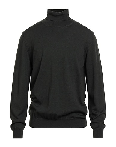 MASQ Polo neck Dark green 100% Merino Wool