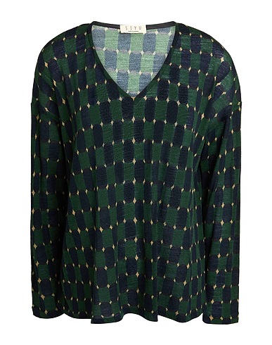 SIYU Jumper Dark green 75% Wool, 25% Polyamide