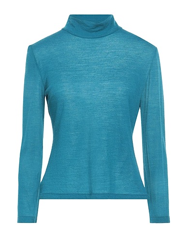 SIYU Polo neck Deep teal 75% Wool, 25% Polyamide
