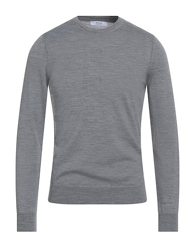 MASQ Jumper GRIGIO CHIARO 100% Merino Wool