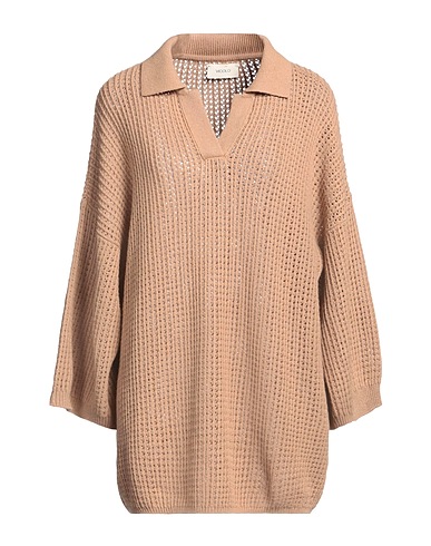 VICOLO Jumper Camel 40% Viscose, 30% Polyamide, 25% Wool, 5% Cashmere