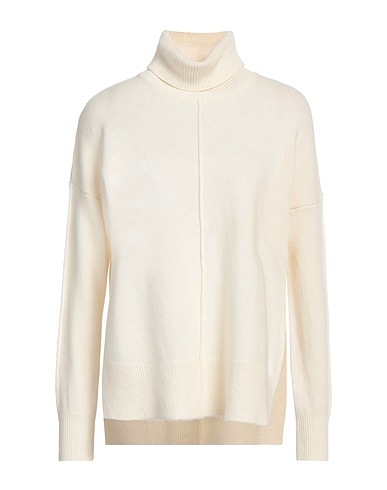 ELEVENTY Polo neck PLATINUM Ivory 85% Wool, 15% Cashmere