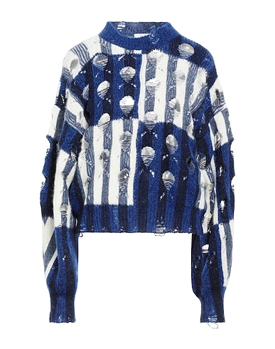 OFF-WHITE™ Sweater Blue 35% Alpaca wool, 35% Mohair wool, 30% Polyamide