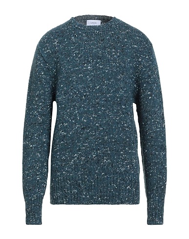 LARDINI Pullover Vert pétrole 65% Laine, 20% Laine d'alpaga, 15% Soie