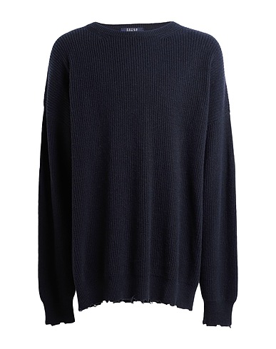 PETER HADLEY SPORT Pullover Blu navy 48% Lana, 30% Viscosa, 12% Nylon, 10% Cachemire