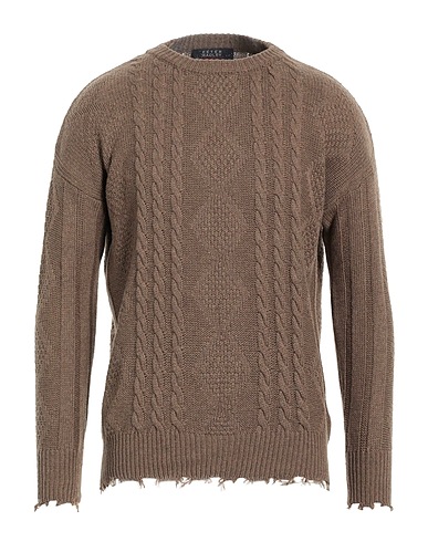 PETER HADLEY SPORT Pullover Khaki 48% Lana, 30% Viscosa, 12% Nylon, 10% Cachemire