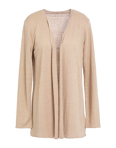 MAJESTIC FILATURES Ζακέτα Γκρι-καφέ 94% Λινό, 6% Ελαστάνη