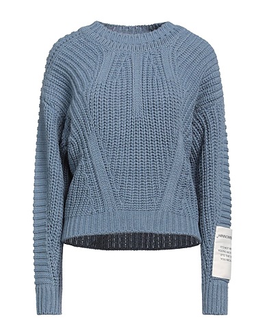 HINNOMINATE Sweater Slate blue 74% Acrylic, 26% Polyester
