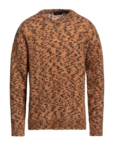 ROBERTO COLLINA Pullover Kamel 71% Mohairwolle, 17% Nylon, 10% Wolle, 2% Elastan