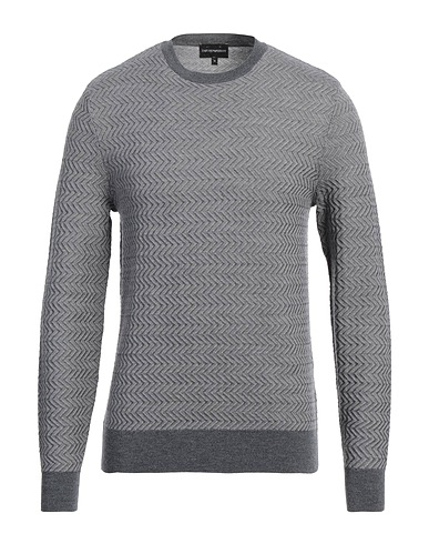 EMPORIO ARMANI Pullover Grigio 100% Lana Vergine