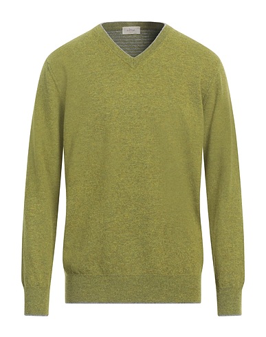ALTEA Pullover Verde militare 100% Lana Vergine