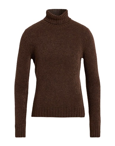 GRAN SASSO Turtleneck Chocolate brown 70% Virgin Wool, 30% Polyamide