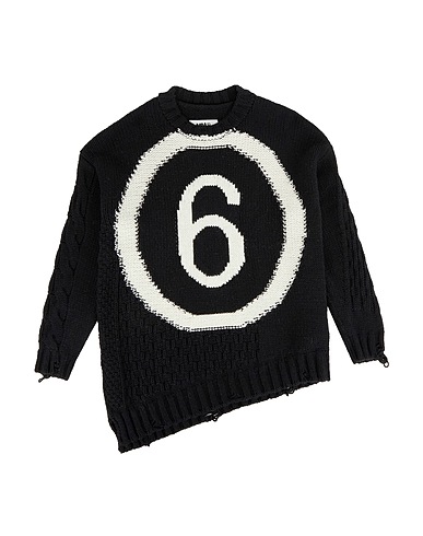 MM6 MAISON MARGIELA Sweater Black 80% Wool, 20% Nylon