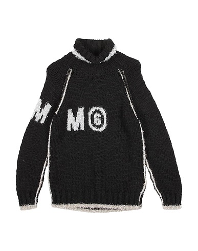 MM6 MAISON MARGIELA Rollkragenpullover Schwarz 60% Acryl, 15% Wolle, 15% Alpakawolle, 10% Viskose, Andere Fasern
