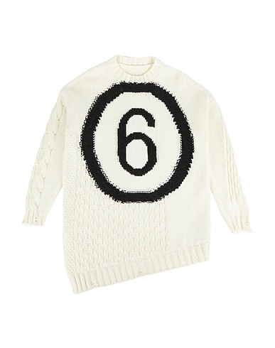 MM6 MAISON MARGIELA Jumper Ivory 80% Wool, 20% Nylon