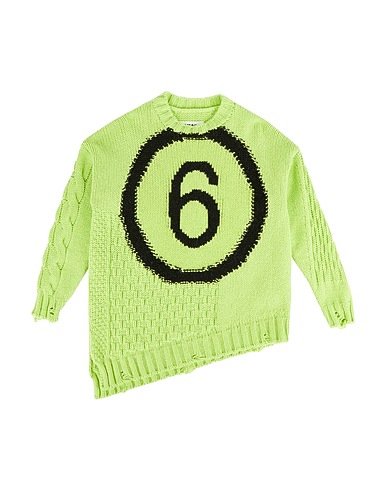 MM6 MAISON MARGIELA Pullover Verde lime 80% Lana, 20% Nylon