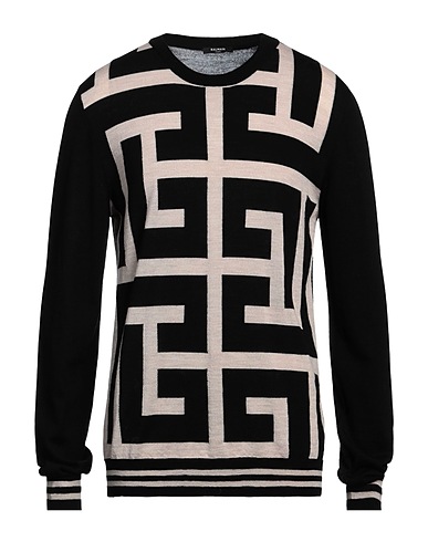 BALMAIN Sweater Black 100% Merino Wool