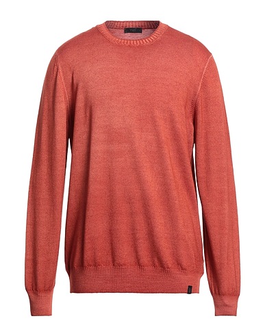FAY Jumper Rust 100% Virgin Wool