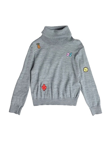 DSQUARED2 Turtleneck Grey 50% Acrylic, 50% Wool, Polyester