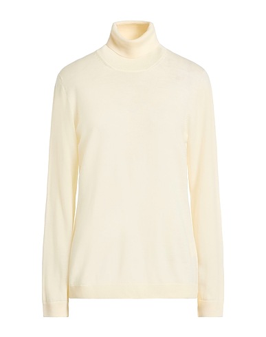 GRAN SASSO Polo neck Cream 100% Virgin Wool