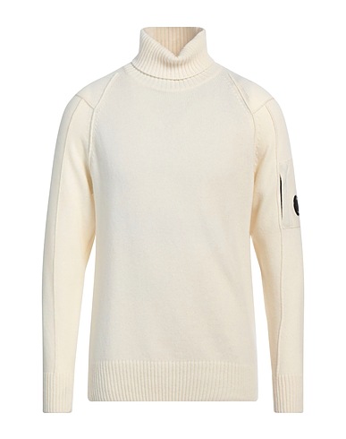 C.P. COMPANY Turtleneck Ivory 80% Wool, 20% Polyamide