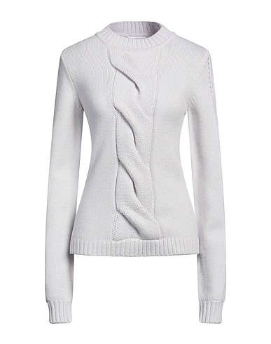 PATRIZIA PEPE Jumper Light grey 70% Acrylic, 20% Wool, 5% Polyester, 5% Alpaca wool