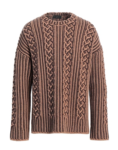 ALANUI Jumper Camel 100% Virgin Wool