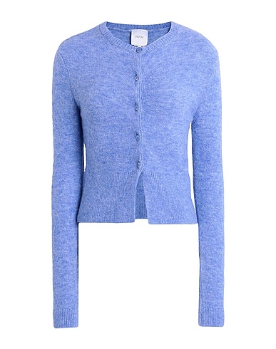 PATOU Cardigan Light blue 68% Alpaca wool, 30% Polyamide, 2% Elastane