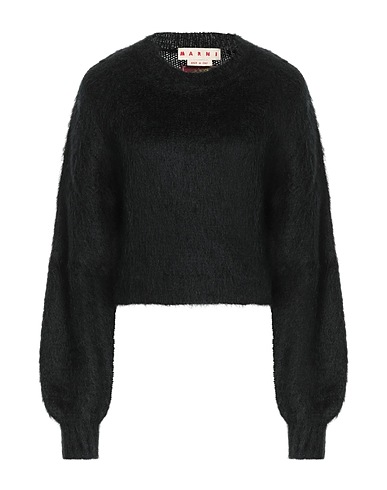 MARNI Sweater Black 40% Acetate, 33% Polyamide, 27% Mohair wool