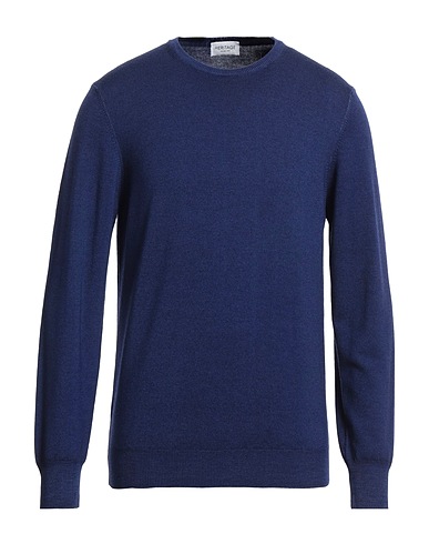 HERITAGE Sweater Blue 100% Merino Wool