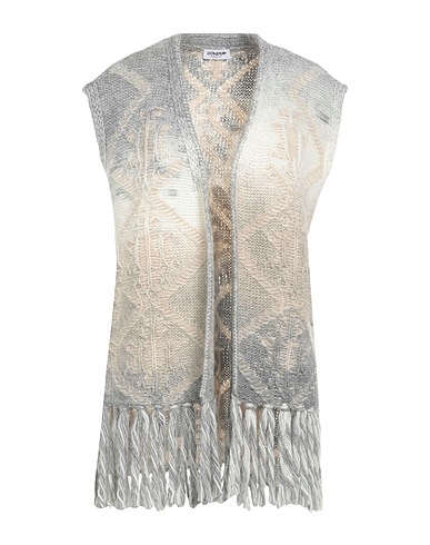 DONDUP Cardigan Light grey 52% Acrylic, 15% Wool, 15% Mohair wool, 10% Polyamide, 8% Alpaca wool