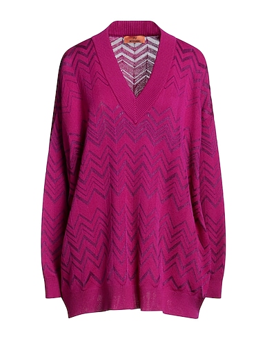 MISSONI Sweater Plum 60% Wool, 40% Viscose