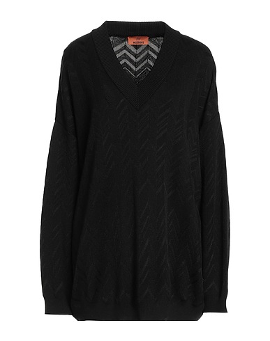 MISSONI Jumper Black 60% Wool, 40% Viscose