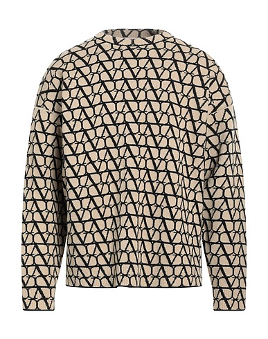 VALENTINO GARAVANI Pullover Beige 100% Laine vierge