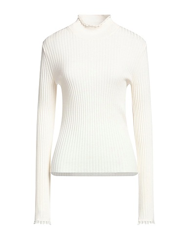 CHLOÉ Rollkragenpullover Elfenbein 100% Wolle