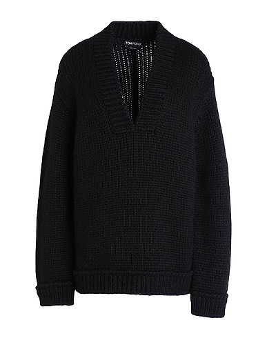 TOM FORD Jumper Black 68% Alpaca wool, 22% Polyamide, 10% Wool
