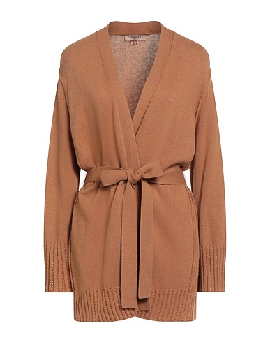 TWINSET Cardigan Camel 33% Viscose, 23% Polyamide, 20% Cotton, 20% Wool, 4% Cashmere