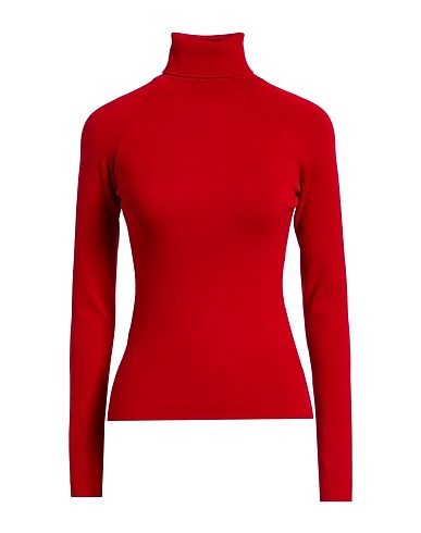 LIU •JO Polo neck BETTER Red 62% Viscose, 38% Polyester
