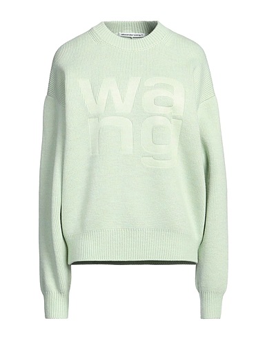 ALEXANDERWANG.T Jumper Light green 74% Acrylic, 26% Polyester, Polyamide, Elastane