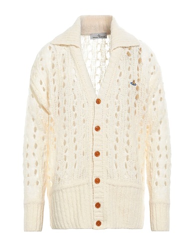 VIVIENNE WESTWOOD Cardigan Ivory 74% Alpaca wool, 13% Wool, 13% Polyamide