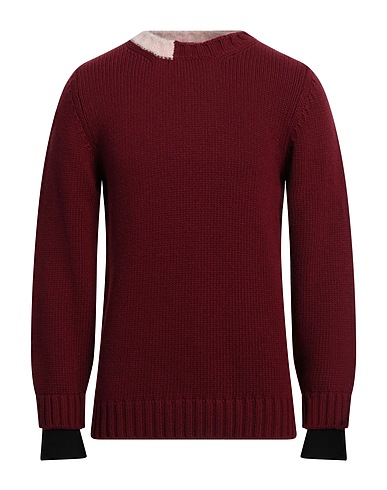 LONGO Pullover Bordeaux 40% Laine, 30% Viscose, 20% Polyamide, 10% Cachemire