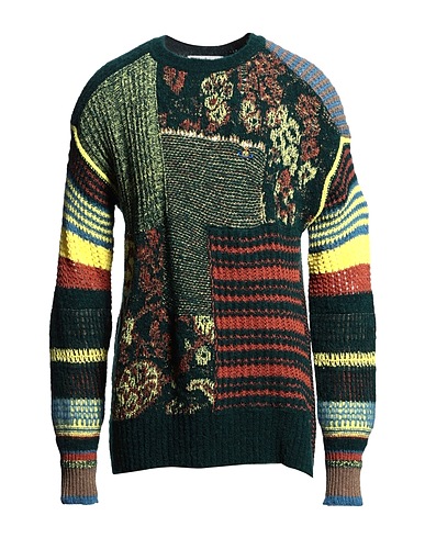 VIVIENNE WESTWOOD Jumper Green 38% Polyamide, 23% Alpaca wool, 22% Cotton, 14% Wool, 3% Other Fibres