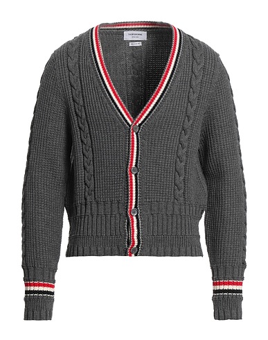 THOM BROWNE Cardigan Lead 100% Wool