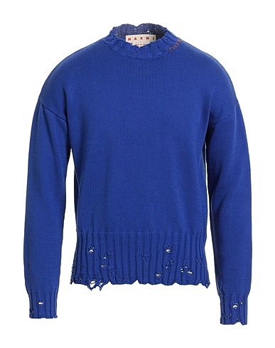 MARNI Jumper Blue 100% Cotton