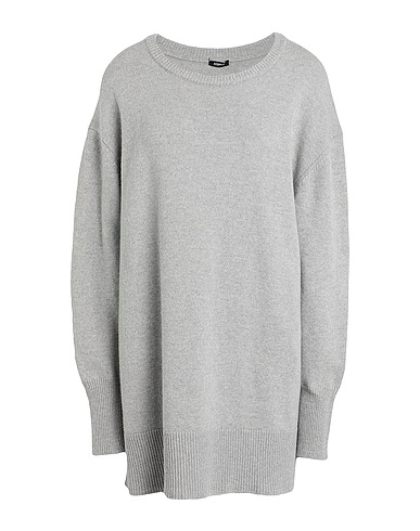 ASPESI Pullover Grau 100% Wolle