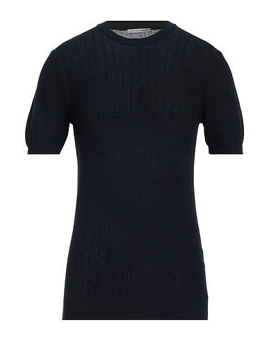 GREY DANIELE ALESSANDRINI Pullover Blu navy 100% Cotone