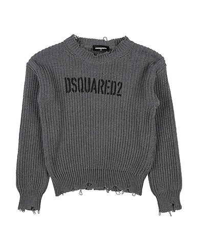 DSQUARED2 プルオーバー グレー ポリエステル 53% / コットン 47%